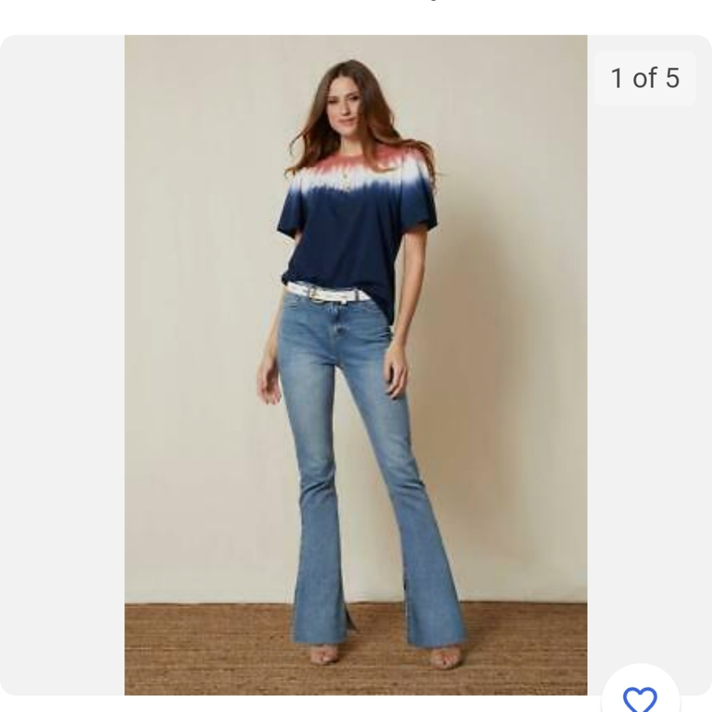 Matilda Jane Good Hart GH Naples High Rise Flare Jeans